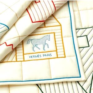 AUTHENTIC HERMES BABY BLANKET.